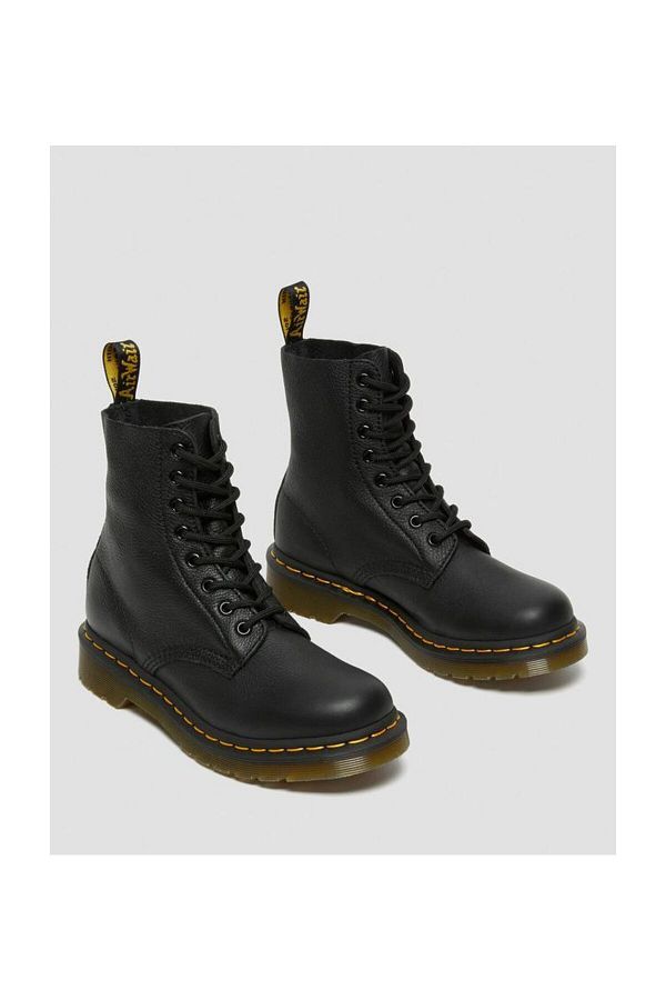 Dr. Martens-Cizme și cizme de damă din piele naturală neagră Pascal Virginia 1