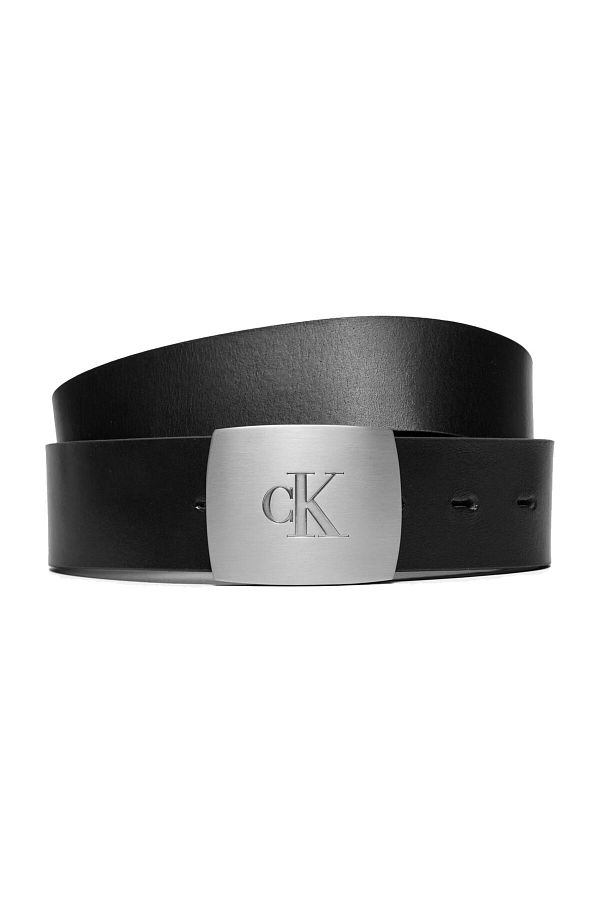 Calvin Klein-Ζώνη με λογότυπο από γνήσιο δέρμα K50K 512606 Ανδρική ΖΩΝΗ BEH K50K 512606   ΟΧΙ 1