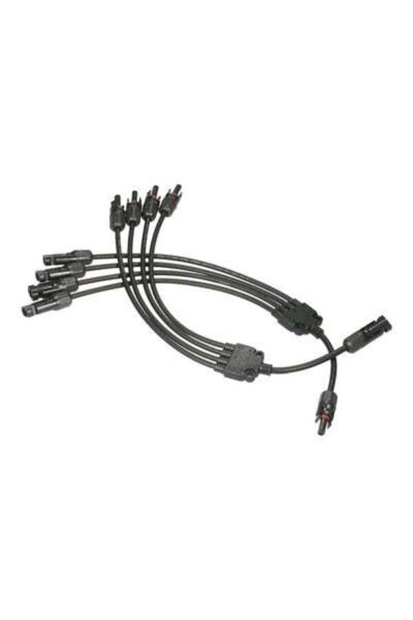 HALAMODO-Solar Panel Adaptor Cable Connectors Black 1