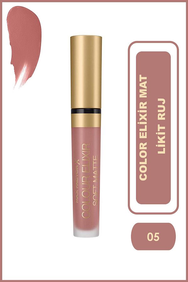 Max Factor-Likit Mat Ruj Color Elixir Matte 005 Sand Cloud 1