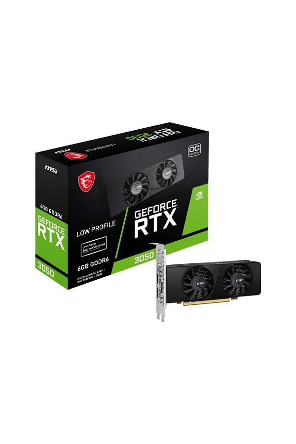 MSI-Geforce Rtx 3050 6g Oc Gddr6 96bit Dx12 - بطاقة رسومات الألعاب 1