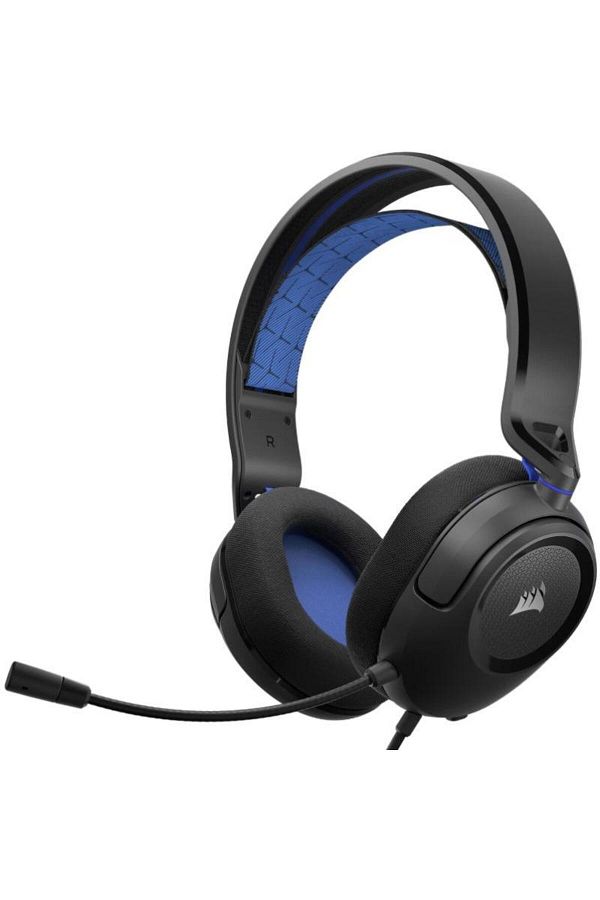 Corsair-Casti Gaming Corsair HS35 v2, Cu fir, Microfon (Negru/Albastru) 1