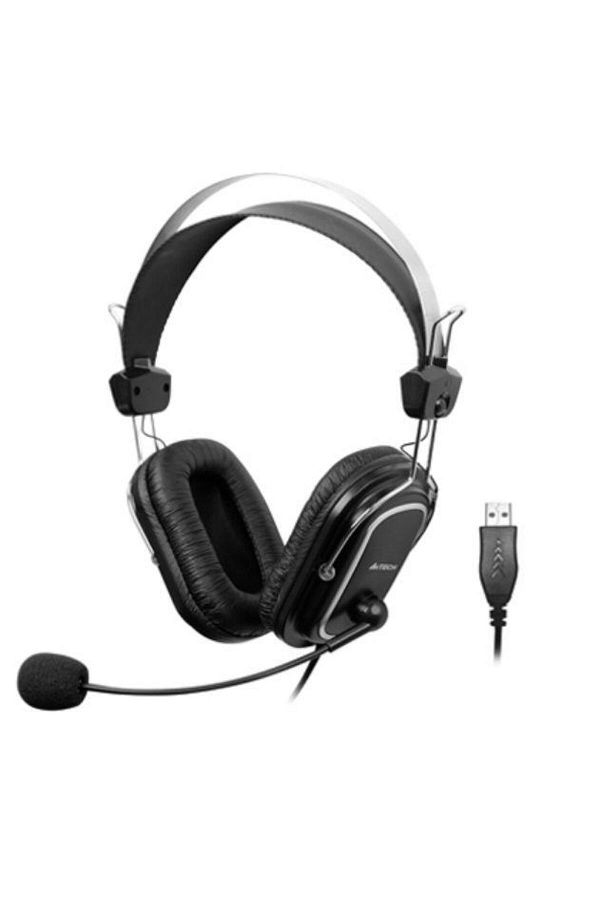 A4 Tech-A4Tech HU-50 Headphones, Microphone (Black) 1