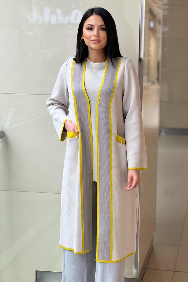 MISS DALIDA-Missdalida 9002-23K Clean Cut Knitwear Knitwear Cardigan 1