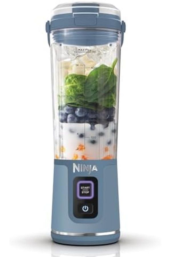 NINJA-Blast Portable Blender, 530ml, Leakproof Lid & Sip Spout, Powerful Cordless Mini Blender, Rech 1