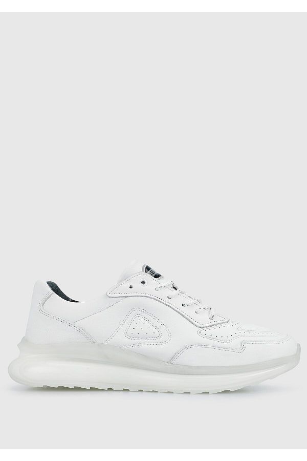Provoq-Leather White Men's Shoes 1