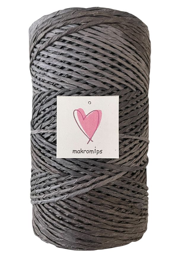 Makromİps-Premium Mix Multicolor Marbled Paper String (200 Gr 390 m +-20) Natural Wicker Jute Raffia Knit Bag Supplies String 1