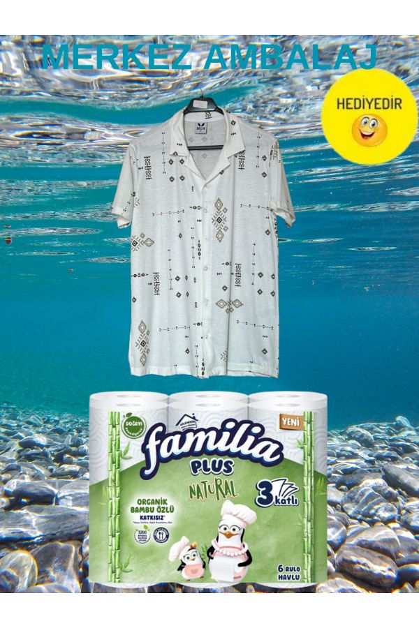 Familia-Familia 3 Layer 6 Pack Roll Paper Towel + Shirt 1