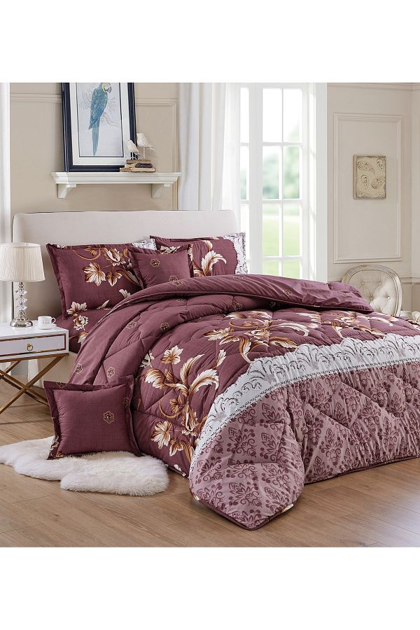 Generic-Comforter Set King Size 6 Pieces Comforter Set Twin Unisex Bedding Set 1
