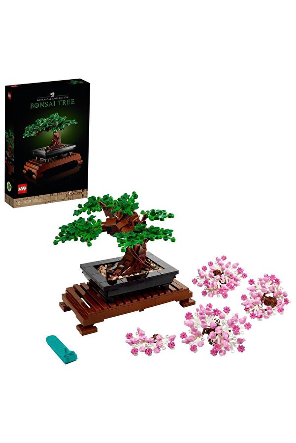 LEGO ® Botanicals Bonsai Ağacı 10281 - Yetişkinler için Sergilenebilir Model Yapım Seti (878Parça)