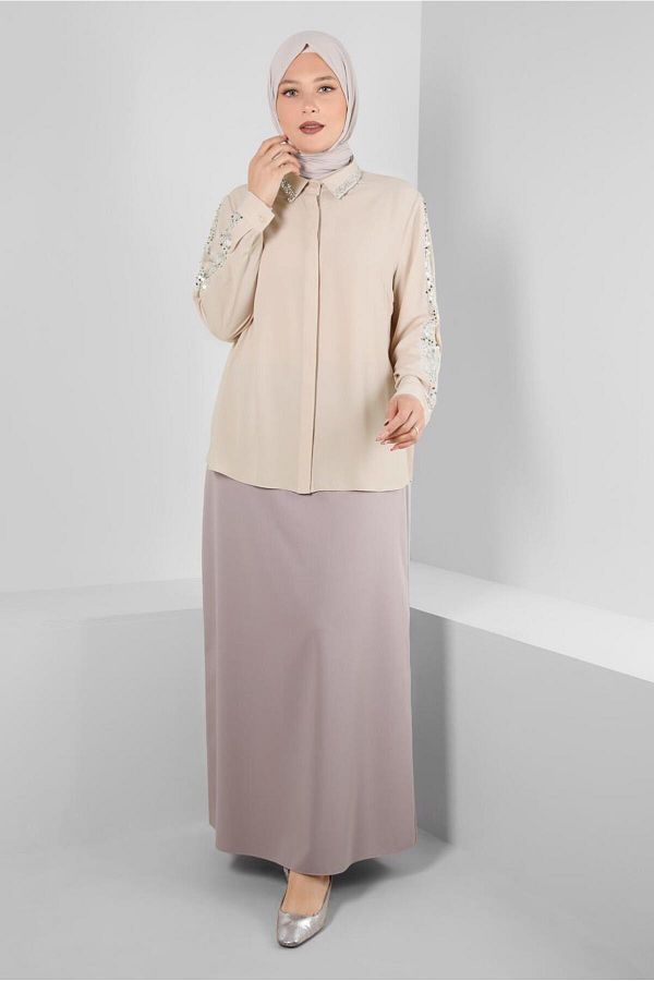 Alvina-PULLU PAYET HIDDEN BUTTON BLUZ 20240 1