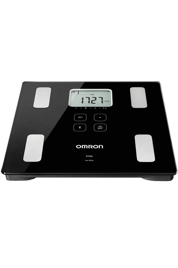 Omron-Omron Viva Body Composition Monitor Scale, Mobile App, 30 Measurements, 4 Users, Black 1
