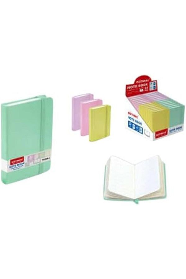 MOTARRO-Notebook – A7 Lined Journal, Hardcover Writing Notebook With Elastic Closure & Bookmark 1