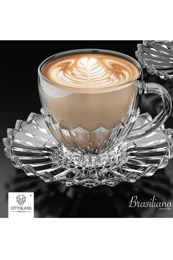 ORTAKÖY CENNETİ-Tea Neskahve Cup Stylish Looking Multi-Purpose Use Area Volume 220 ml 6 Persons 12 Pieces 1