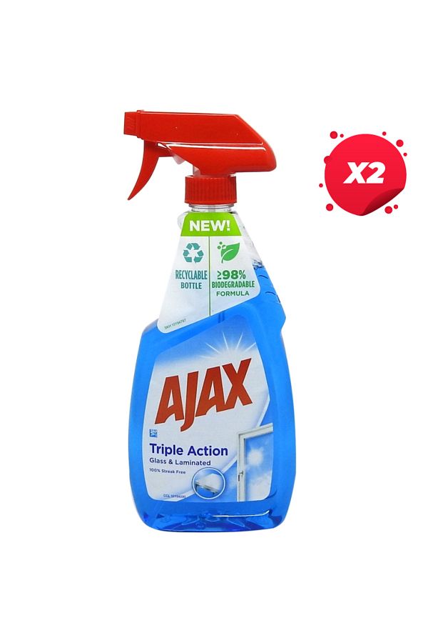 Ajax-X2 - AJAX GLASS SOLUTION 500ML MULTI ACTION 1