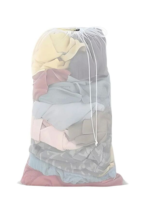 Mirelia-Drawstring Laundry Net |   Dirty Clean Clothes Clothing Bag 40X60Cm 1