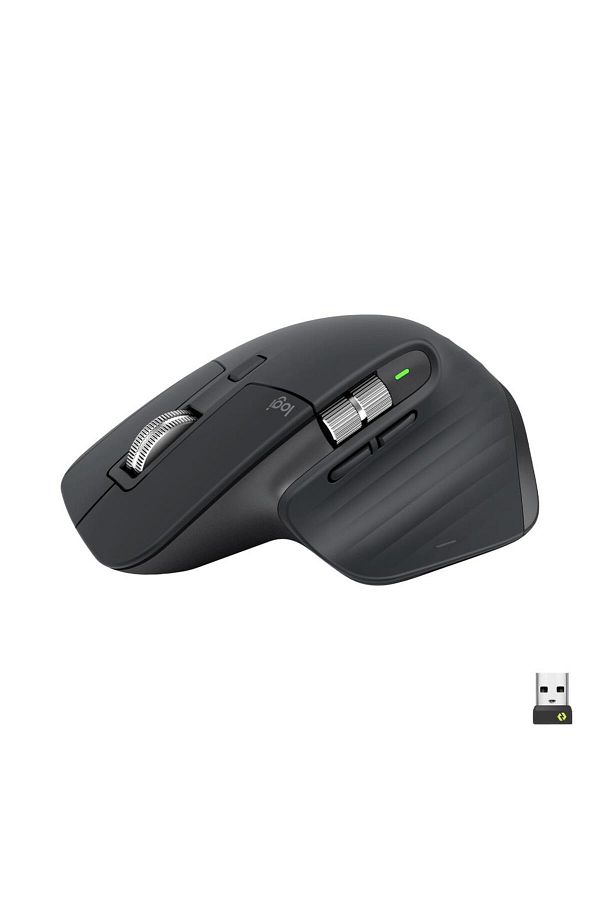 logitech-Mouse Wireless LOGITECH MX Master 3S Performance, 8000 dpi, Silent, USB, Bluetooth (Negru) 1