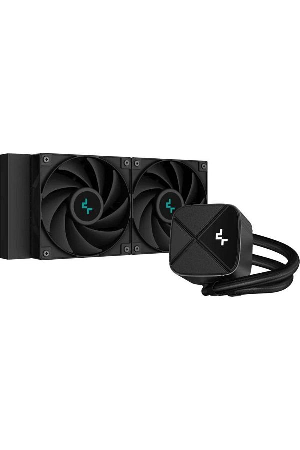 Deep Cool-Cooler CPU DeepCool LS520S Zero Dark, 2x120 mm, 2250 rpm, PWM (Negru) 1