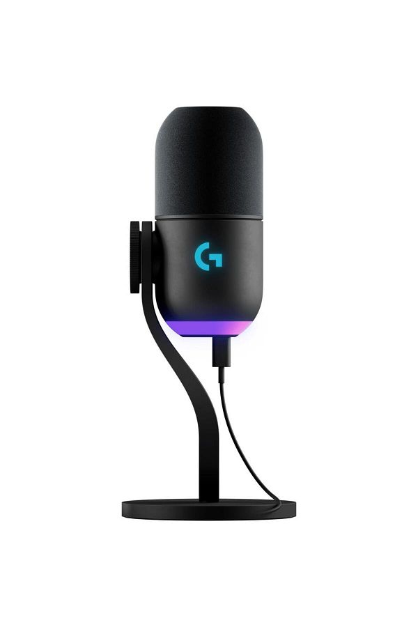 logitech-Microfon Gaming Logitech Yeti GX Dynamic RGB, LIGHTSYNC, Negru 1