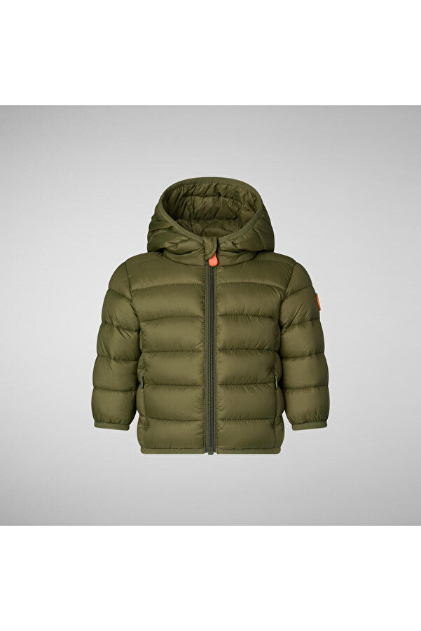 SAVE THE DUCK Unisex Çocuk Şişme Mont Haki - Wally
