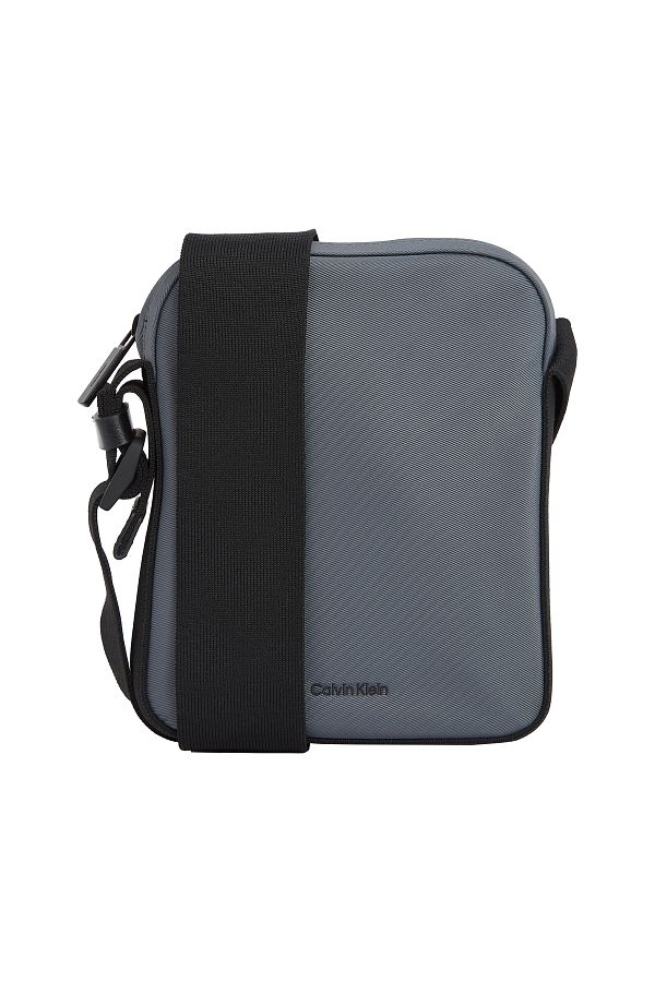 Calvin Klein-Calvin Klein Gray Ease Reporter Crossover Bag 1