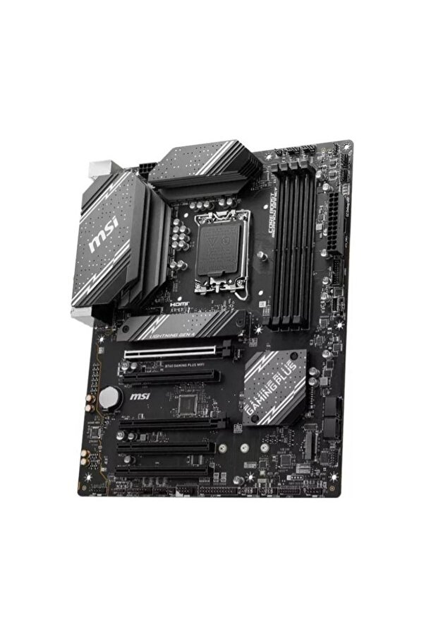 MSI-Placa de baza MSI B760 GAMING PLUS WIFI, LGA 1700, DDR5, ATX 1