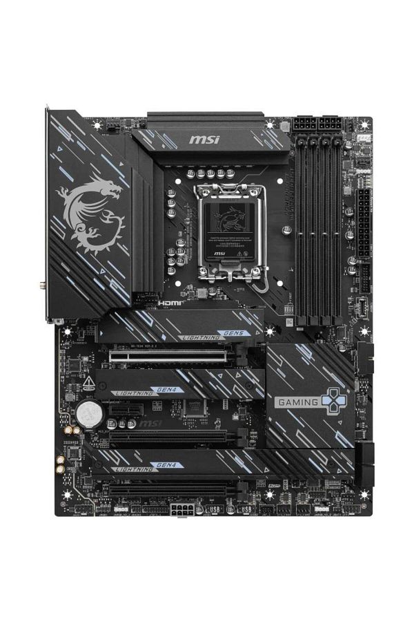 MSI-Placa de baza MSI Z890 GAMING PLUS WIFI, DDR5, ATX, LGA 1851, Intel Z890 1