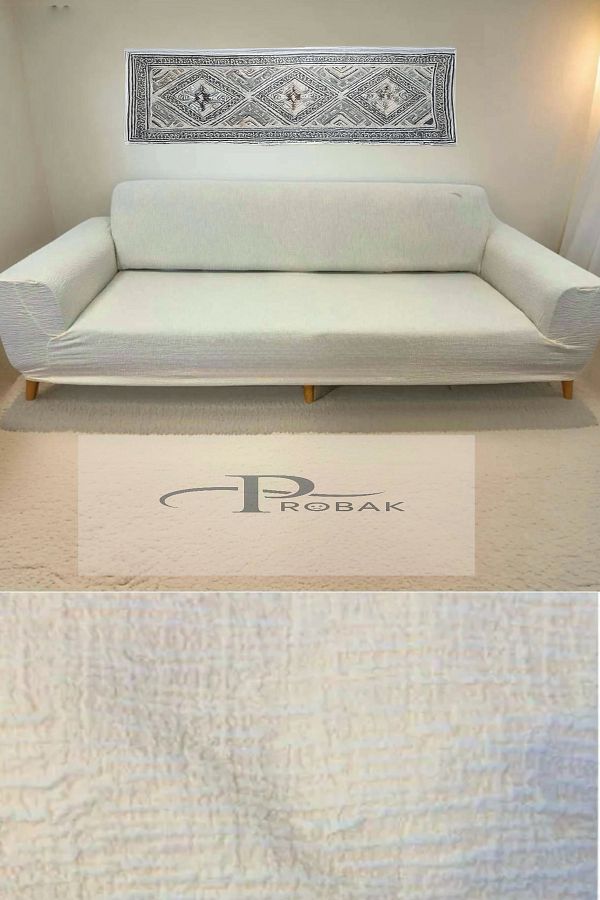 probak-Husa de canapea jacquard simplu pentru 3 persoane |   Husa scaun cu elastic | husă canapea extensibilă |   husa scaunului 1