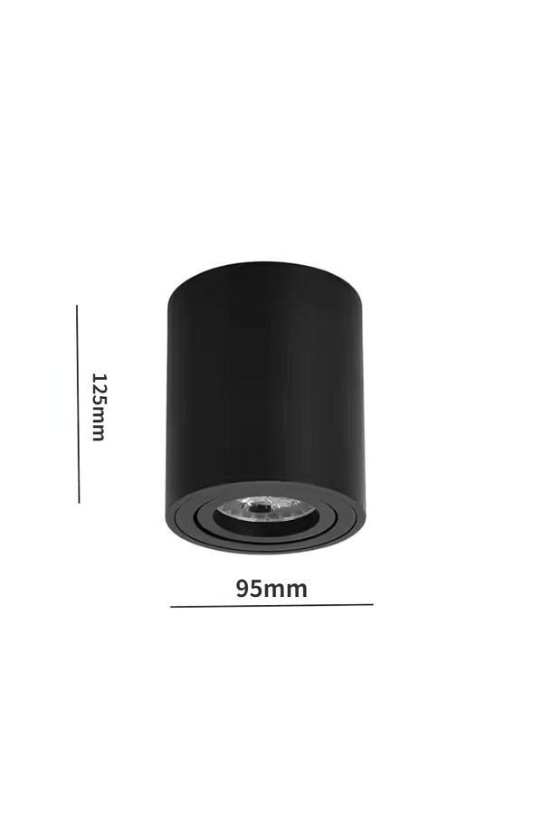 JOYINLED-مصباح سقف مصبوب جديد من Black-95 بشاشة ملونة عالية الجودة مثبت على السطح ومضاد للتوهج وقاعدة إضاءة سفلية 1