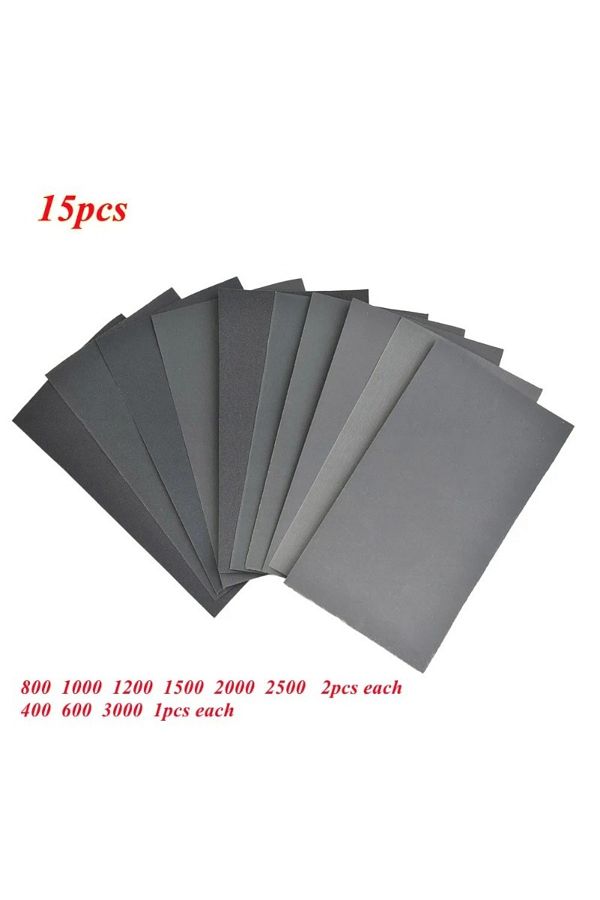 Choice-Car Polish Sand Paper 400 600 3000 800 1000 1200 1500 200 0 2500 Grit Metal Glass Ceramics Wood P... 1