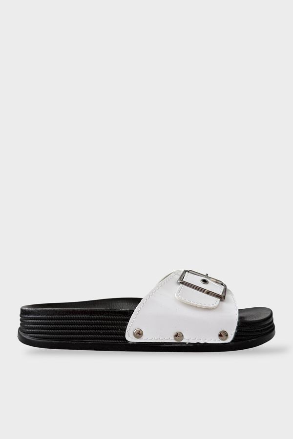 Liger-Daily Stylish Orthopedic Slippers White 1