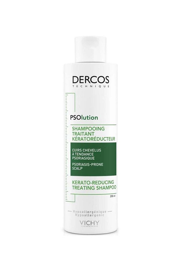 Vichy-Dercos Psolution - 200 ml Anti-Fouling Care Shampoo, Peeling Effect 1