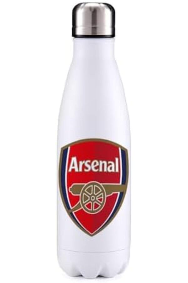 Spoil Your Wall-Arsenal Football Club | Merchandise Cola Shape Printed Sipper Sports Water Bottle 1
