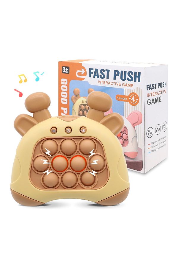 Little Trends-Push Light Up Pop Game Fidget Toy Game Machine Push Pop Bubble Fidget Sensory Toy 1