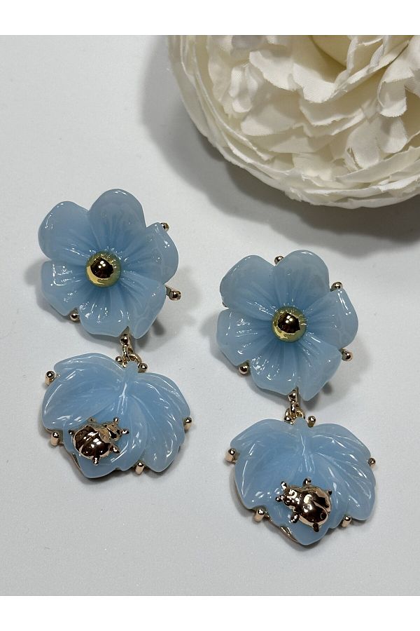 MFM STORE-Flower Dangle Earrings 1