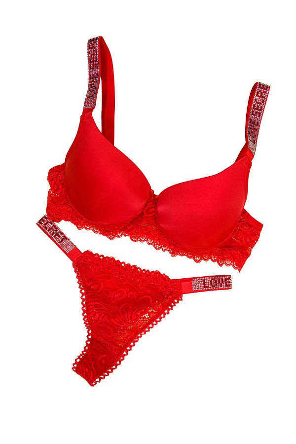 Ladytime-Stone Detailed Micro Bra Set -250 1