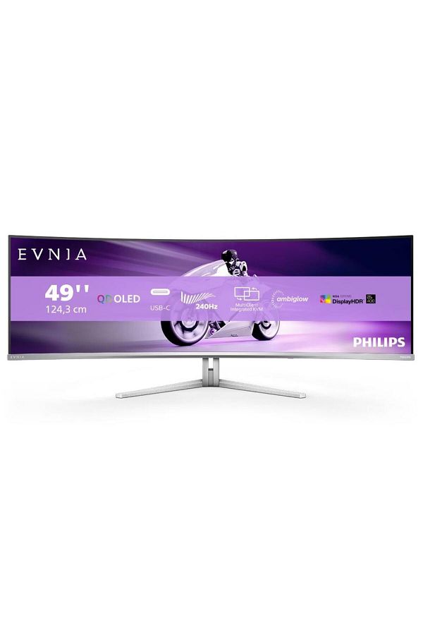 Philips-Monitor QD-OLED Philips 48,8" 49M2C8900L/00, DQHD (5120 x 1440), HDMI, DisplayPort, 144 Hz, 0,03 ms 1