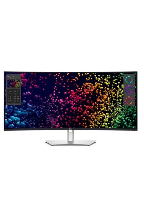 Dell-Monitor IPS LED Dell 39.7" U4025QW, 5120 x 2160, HDMI, DisplayPort, Ecran curbat, Boxe (Argintiu) 1