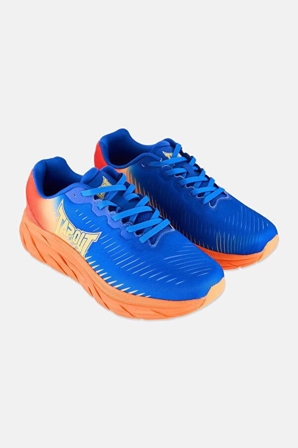 Tapout Men Lace Up Running Shoes, Multicolor- Trendyol