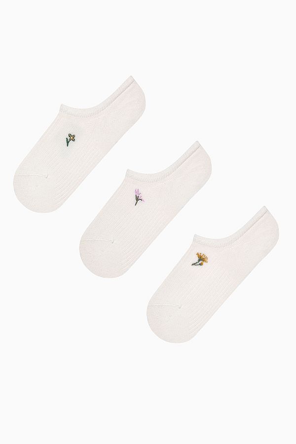 Penti-Tiny Flowers 3-teilige Sneaker-Socken 1