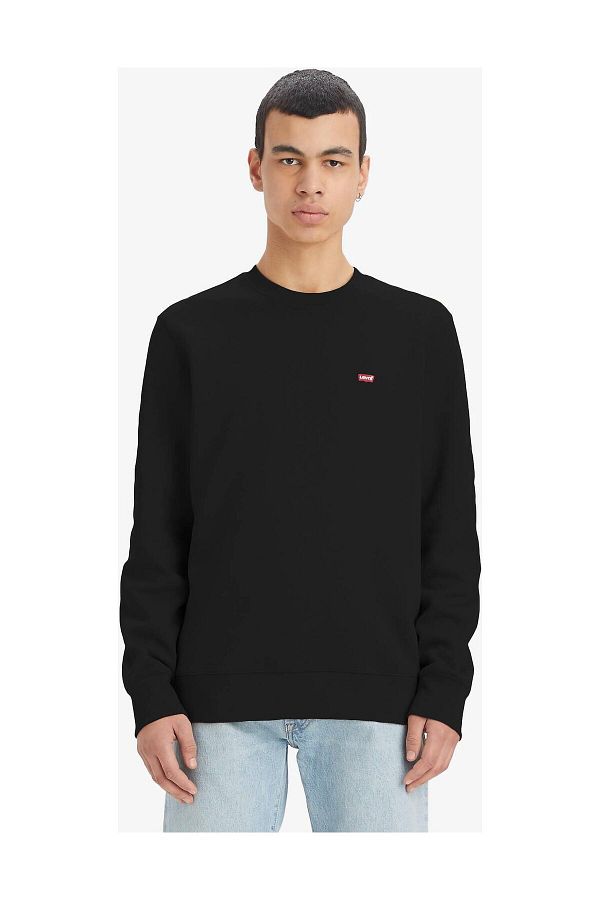 Levi's-Nowa oryginalna czarna bluza męska Crew 1