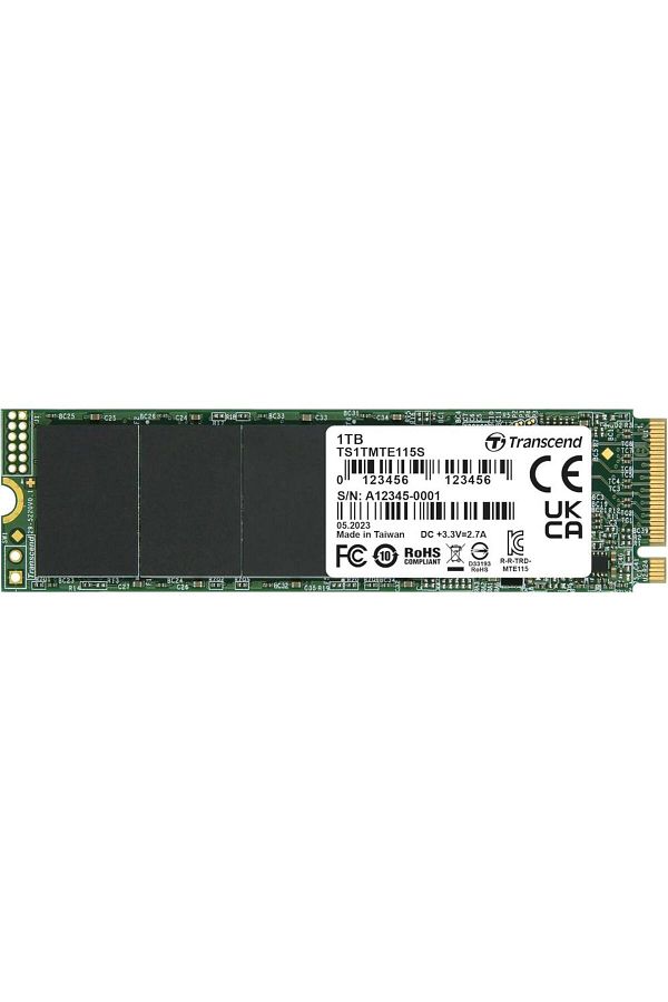 Transcend-SSD Transcend MTE115S, 1TB, M.2 2280, PCIe Gen3 x4 NVMe 1