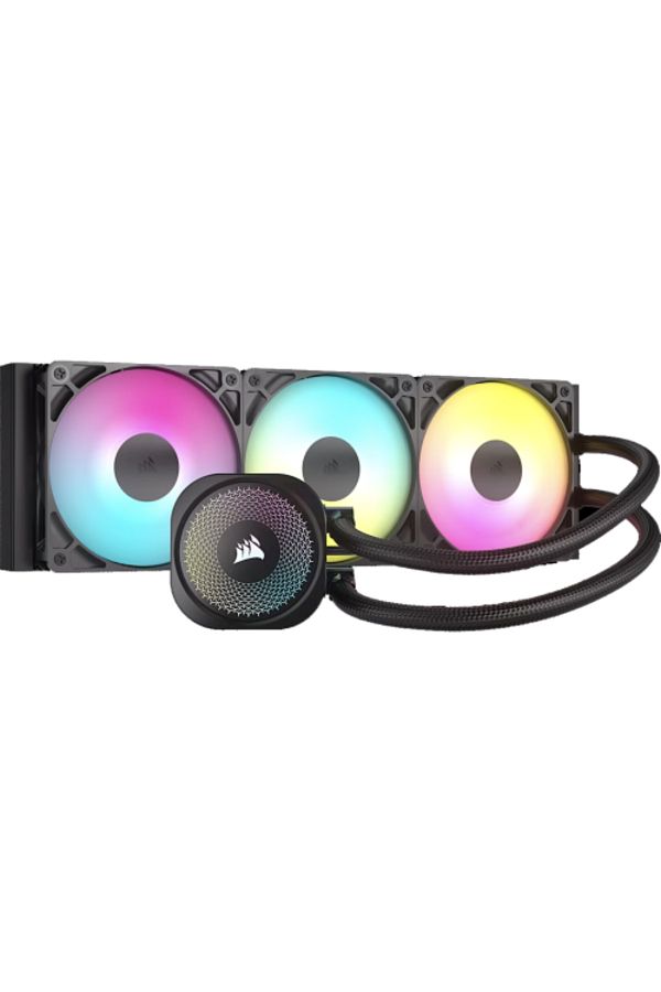 Corsair-Liquid CPU Cooler NAUTILUS 360 RS ARGB - Black 1