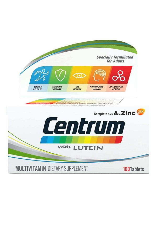 Centrum-Lutein Multivitamin 100 Tabs 1
