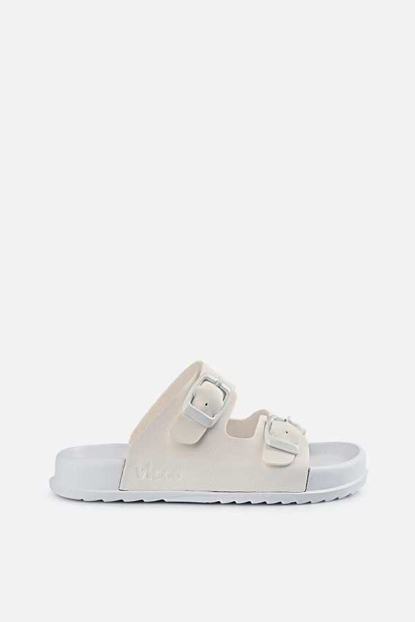 Vicco-Gibli Basic Girls Preschool White Slippers 1