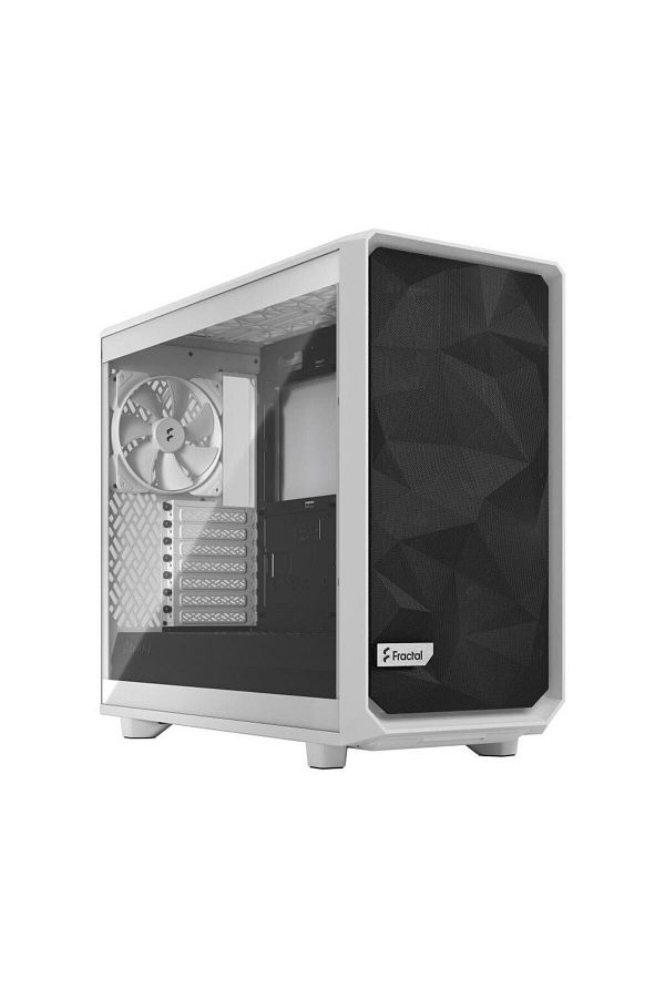 Fractal Design-Carcasa, Fractal Design, Meshify 2 Lite White TG Clear Tint, Fereastra (Alb) 1