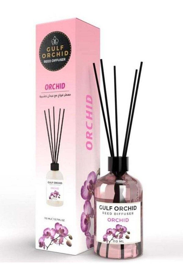 Gulf Orchid-Golf Orchid Diffuser with Wooden Sticks - Orchid Flower Fragrance 110ml 1