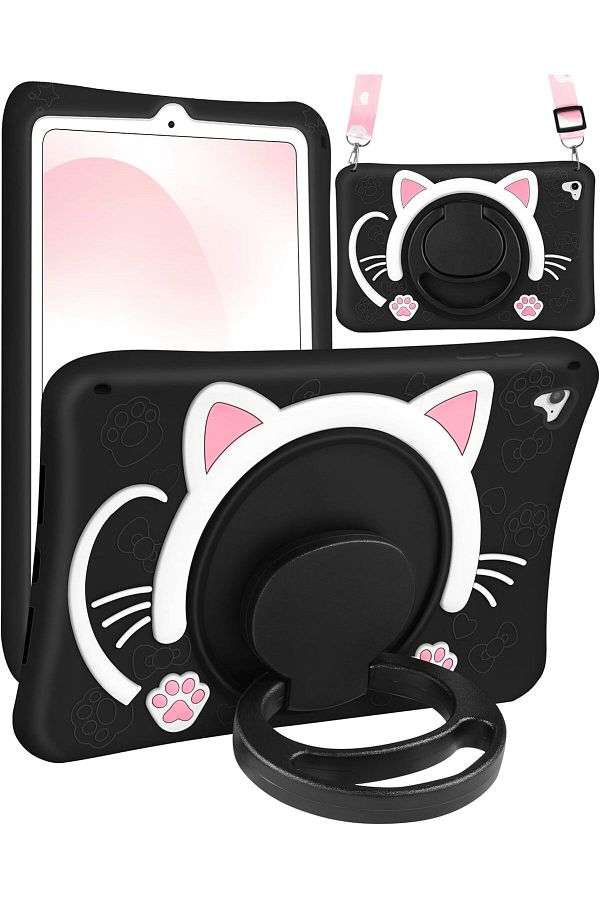 UnDePlus-Apple Ipad 6th Generation 9.7" 2018 Case Elegance with Stand and Character for Kids A1893 A1954 1