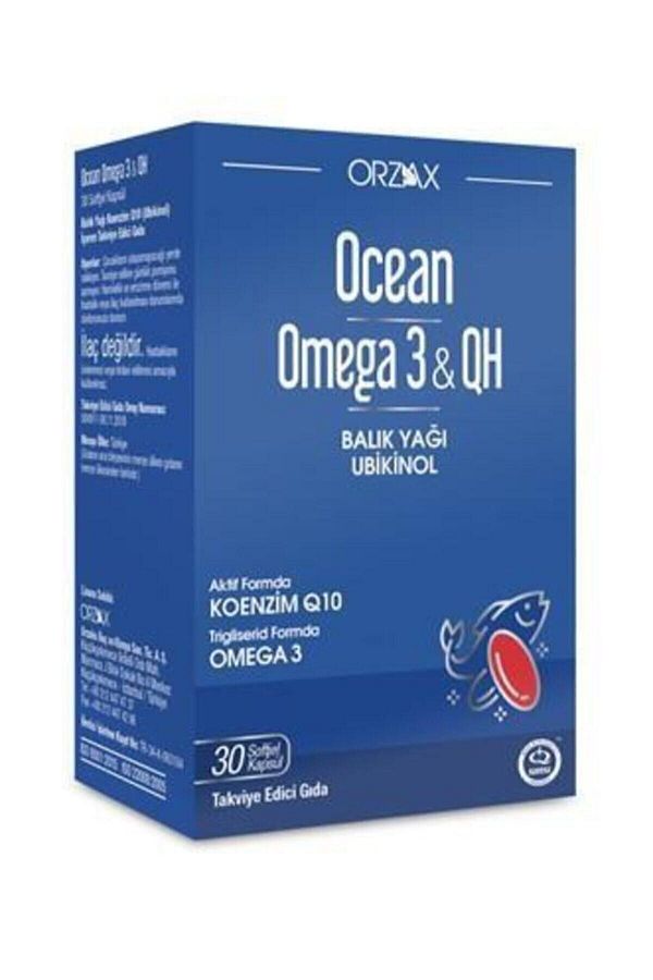 Ocean-Omega 3 & Qh 30 Soft Capsules 8697595872086 1