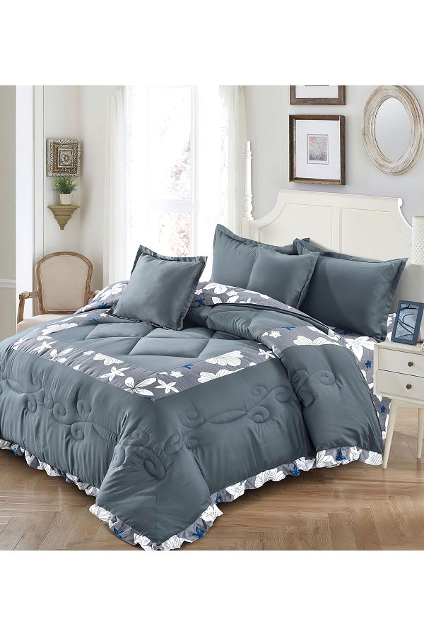 Generic-Comforter Set 4 Piece Single Size Elegant Bedspread Lightweight Comforter Suitable for All Seasons 1